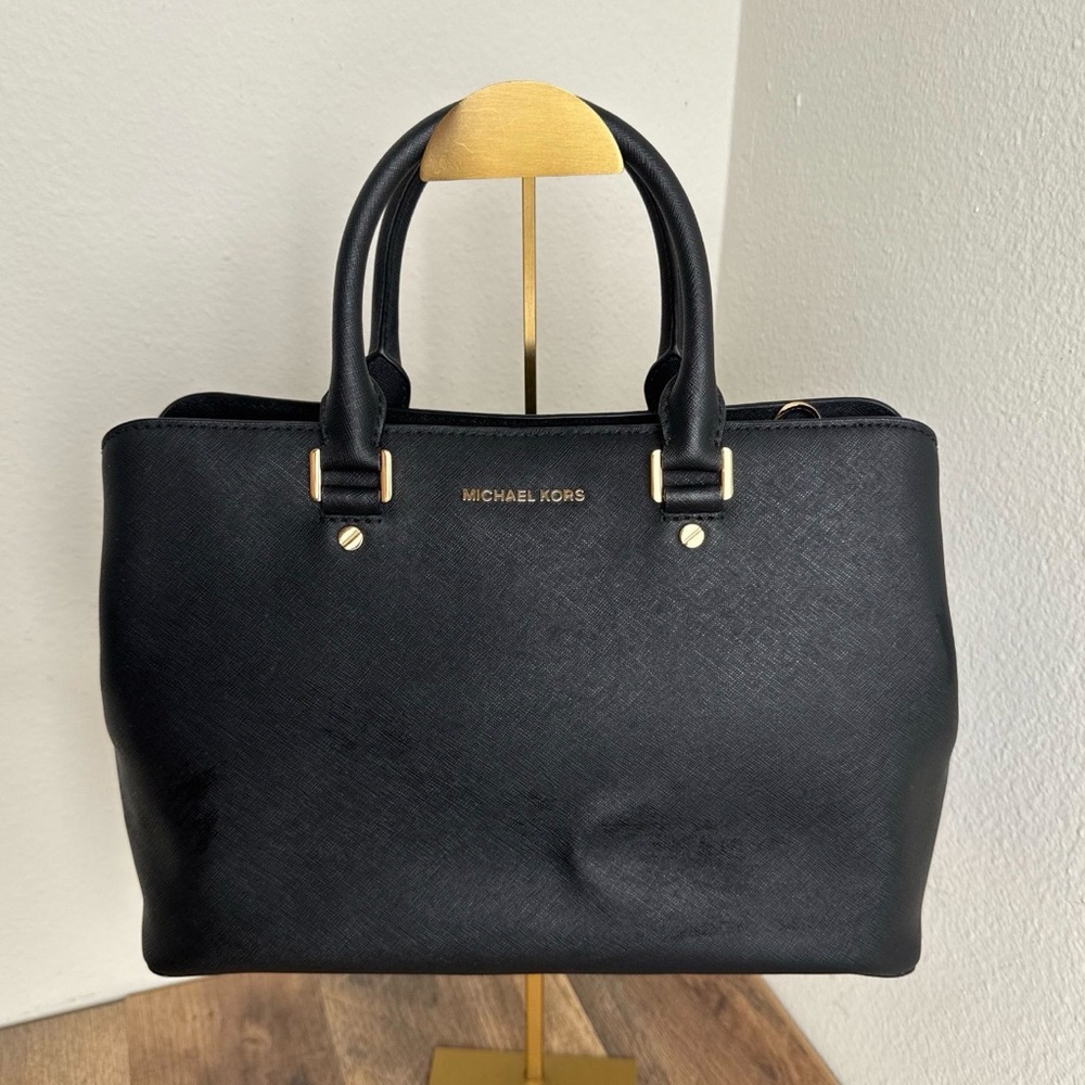 Michael Kors Black Satchel Bag